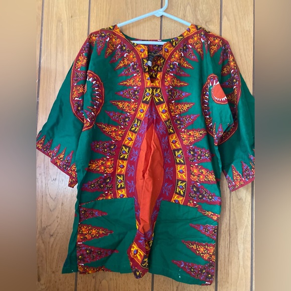 Unisex Ethnic/boho Jamaican tunic tops. Made in European fashion, size: M - Picture 1 of 16